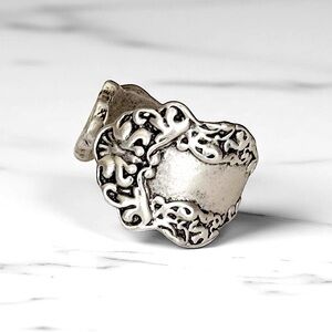 5 For $25💫Trendy Modish Silver Spoon Ring